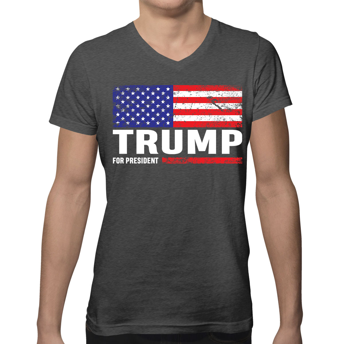 Trump For President 2020 Politician Republican Vote Mens V Neck T Shirt Ebay 